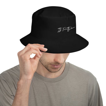 "It'sPrettyHere" Black Bucket Hat